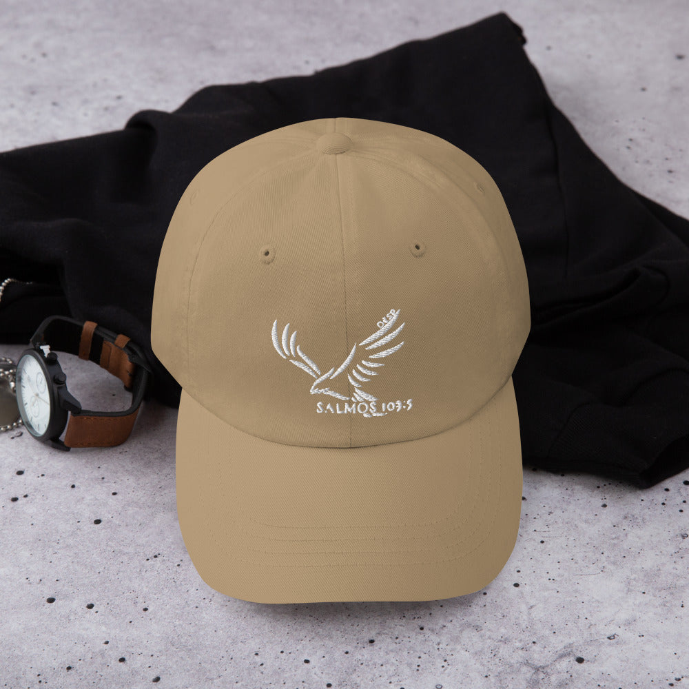 Gorra Aguila Salmos 103:5 (Letra blanca)