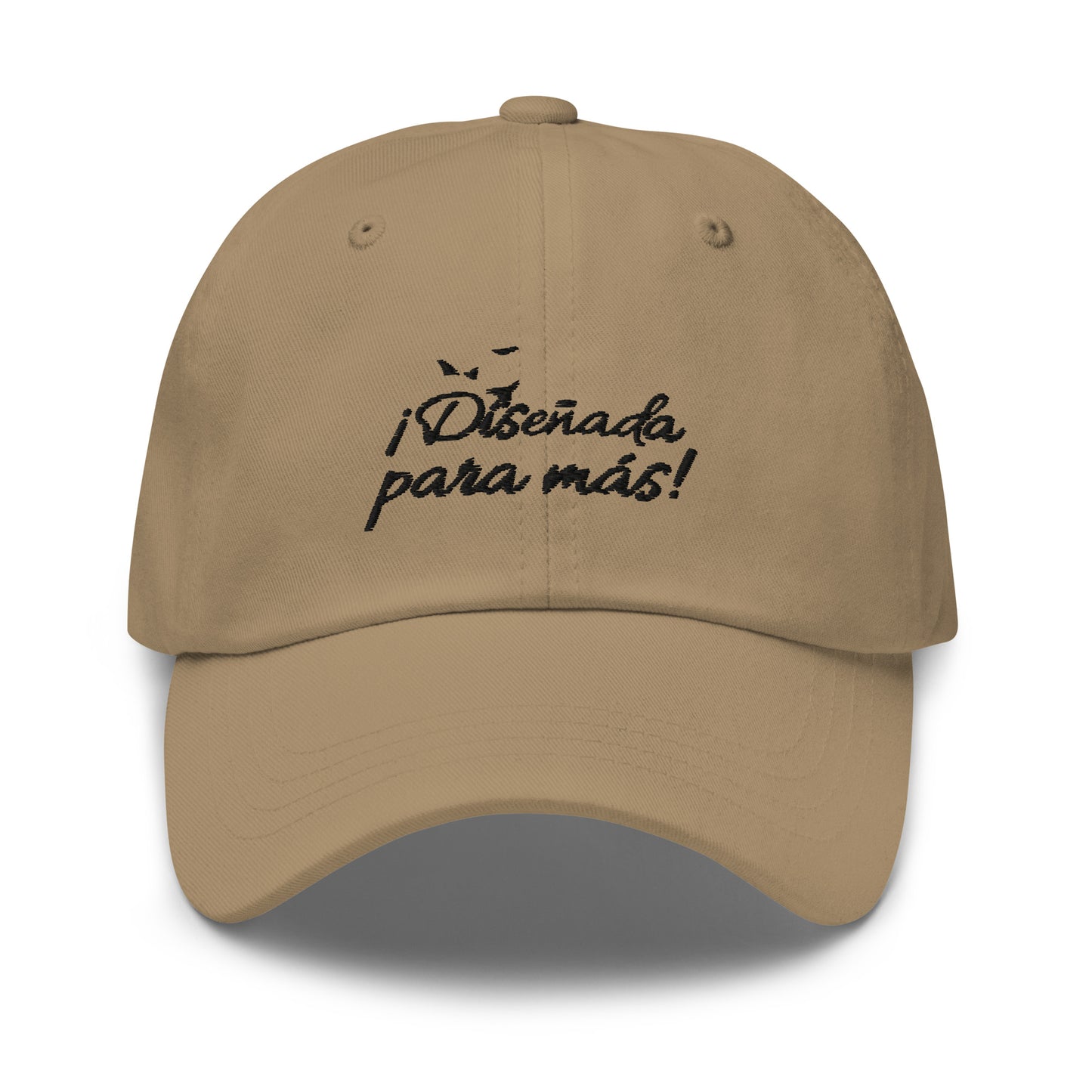 Gorra Diseñada para más (Letra negra)