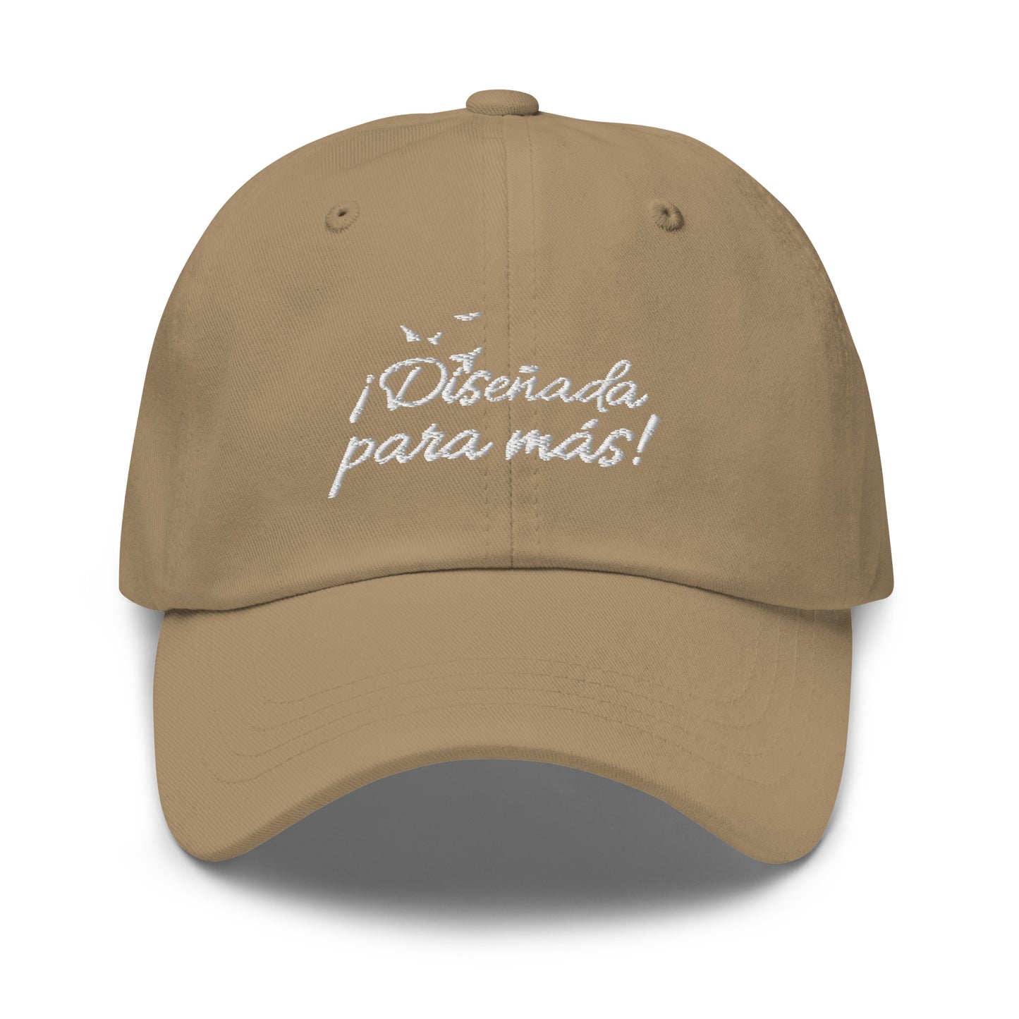 Gorra Diseñada para más (Letra blanca)