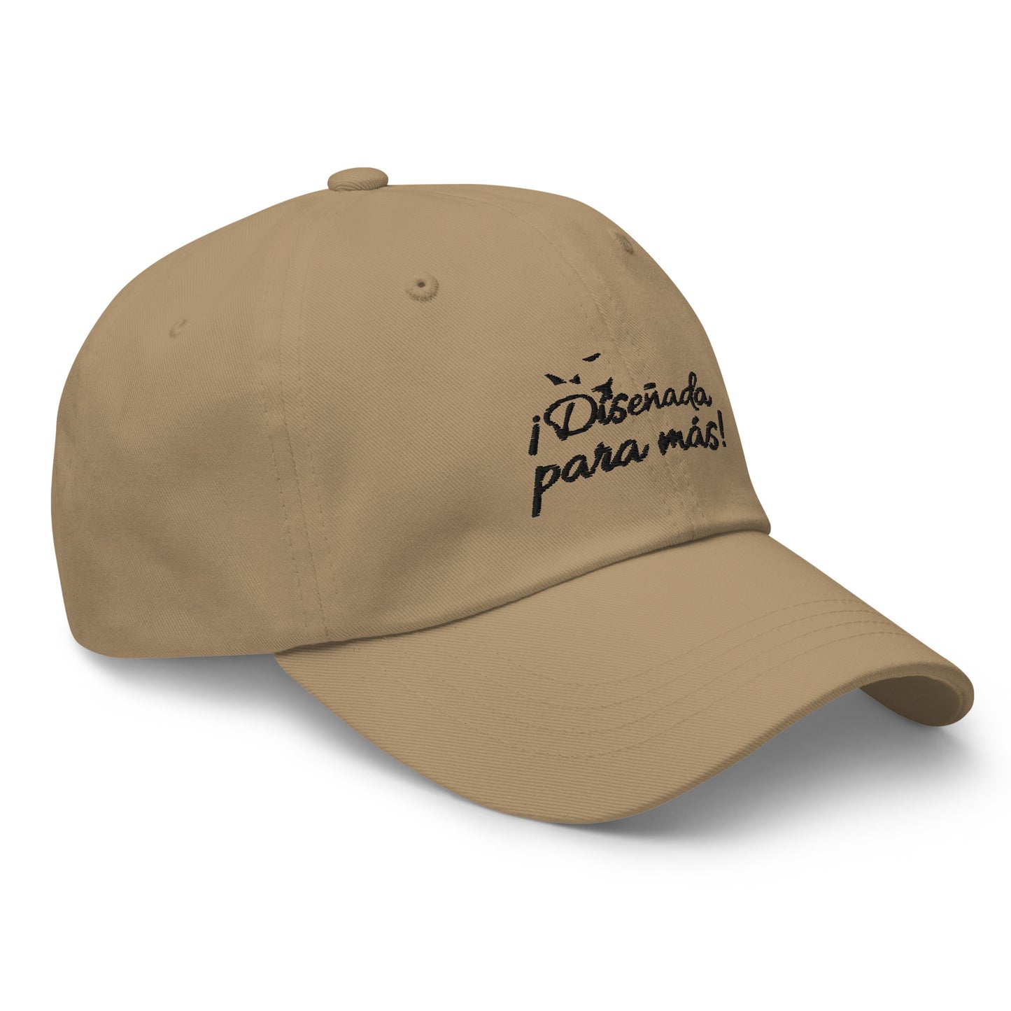 Gorra Diseñada para más (Letra negra)