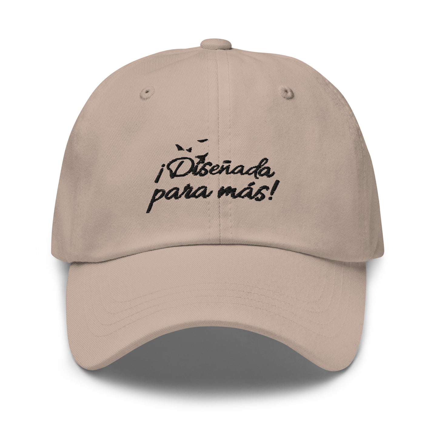 Gorra Diseñada para más (Letra negra)