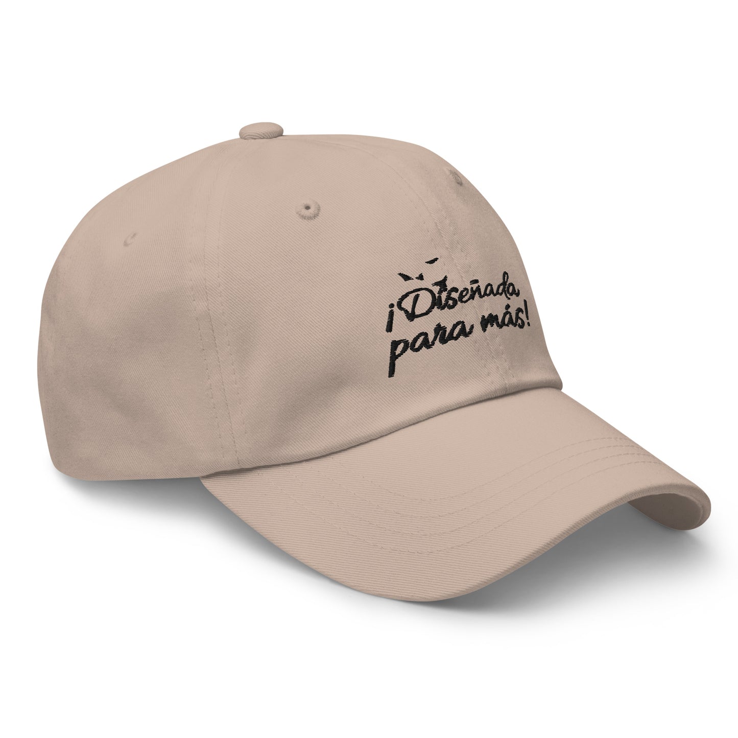 Gorra Diseñada para más (Letra negra)