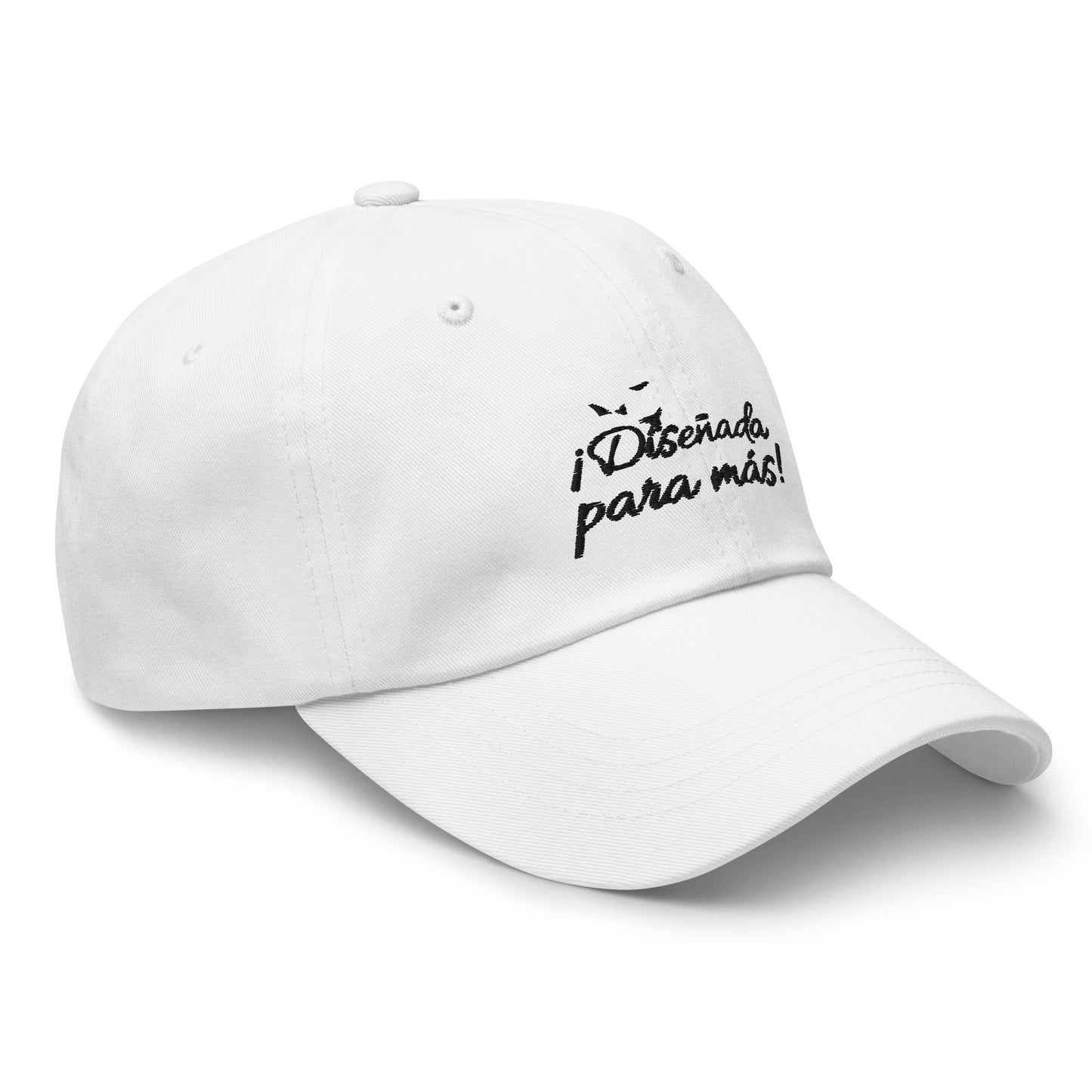 Gorra Diseñada para más (Letra negra)